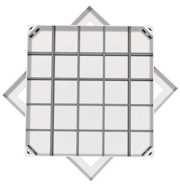 肥西不锈钢方井展示